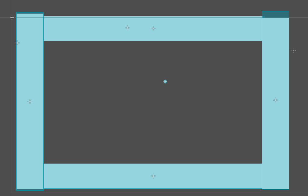 Ball Test scene with walls