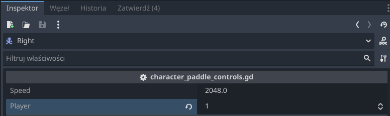Right paddle inspector